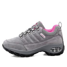 Sneakers Air Cushion Sole Casual Shoes (Option: Grey rose red-41)